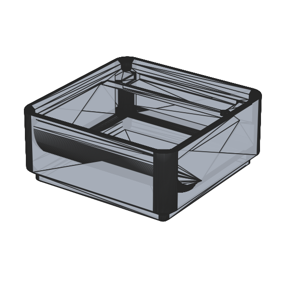 Organizador produzido em impressão 3D
