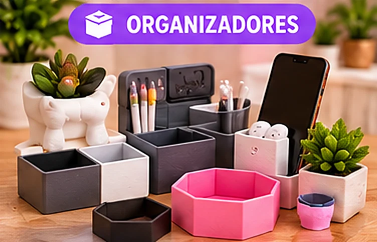 Organizadores e Utilidades em Impressão 3D